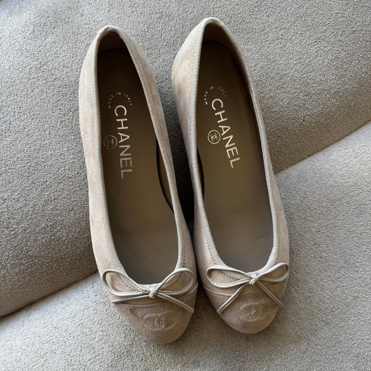 CHANEL BALLET FLATS במלאי