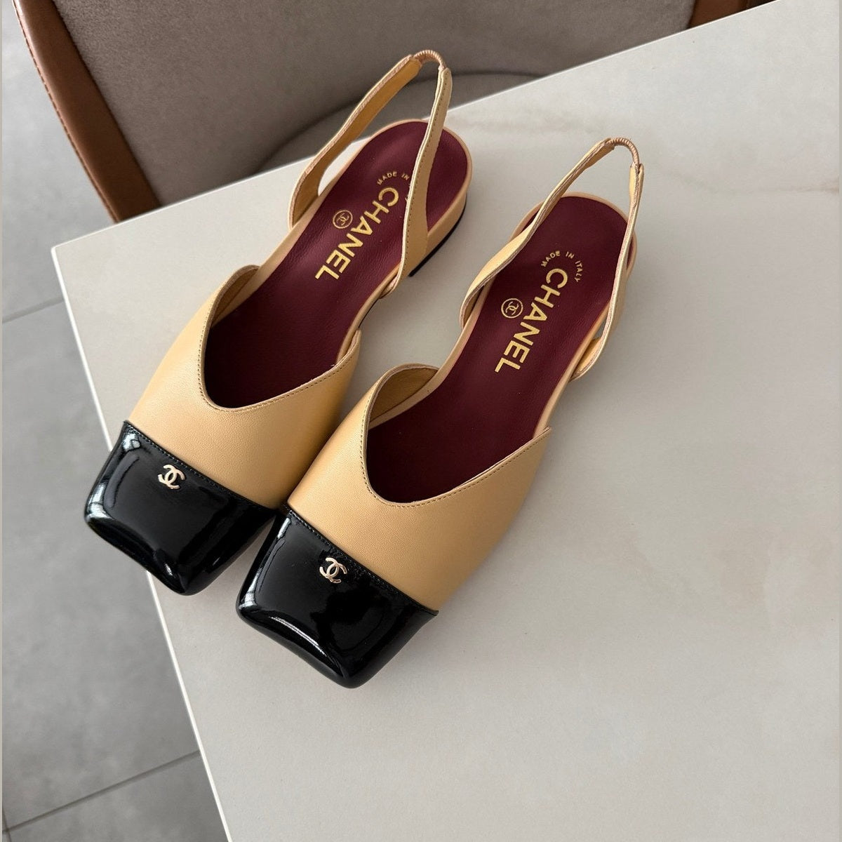Chanel slingback במלאי