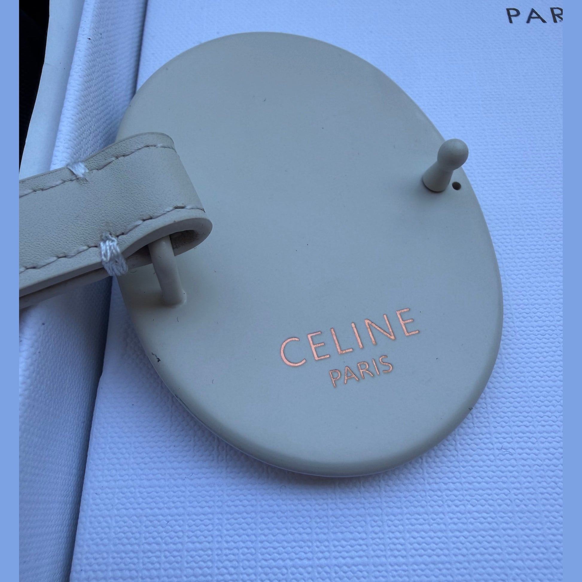 חגורת עור Celine