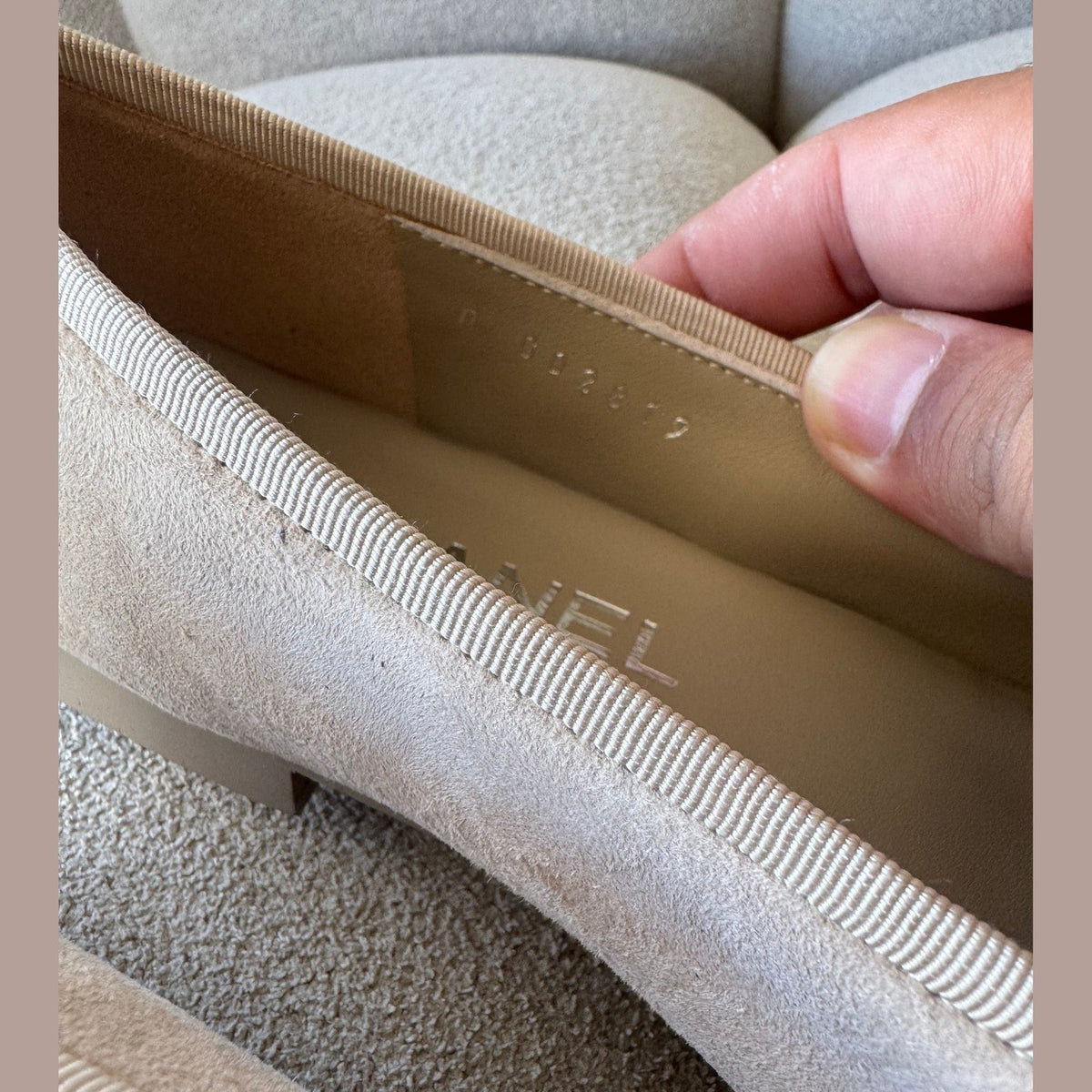 CHANEL BALLET FLATS במלאי