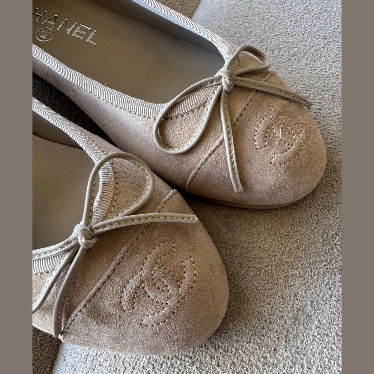CHANEL BALLET FLATS במלאי