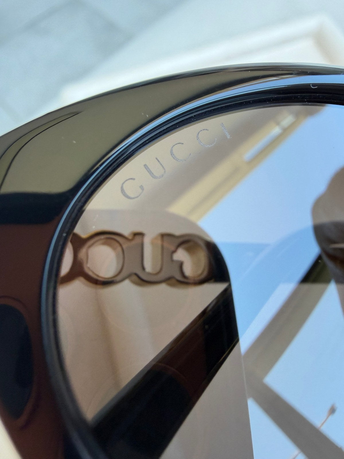Image of GUCCI - משקפי שמש עגולות במלאי