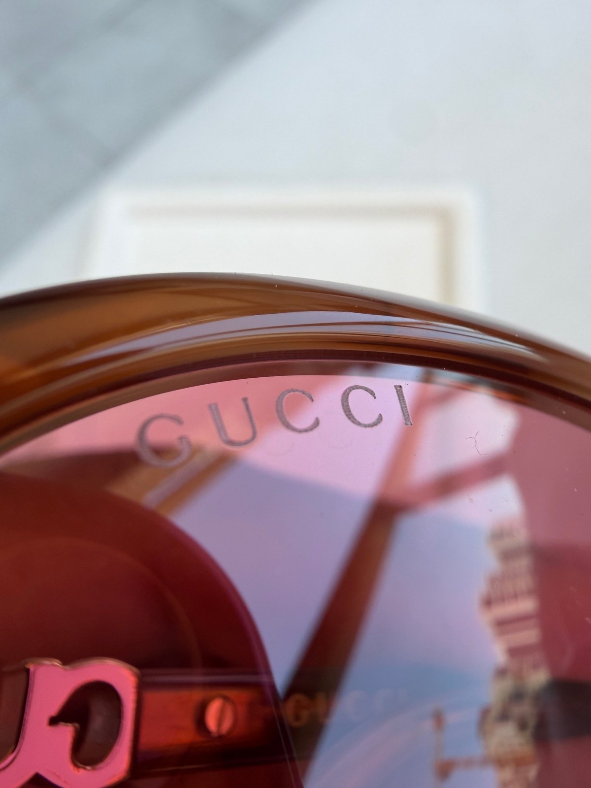 Image of GUCCI - משקפי שמש עגולות