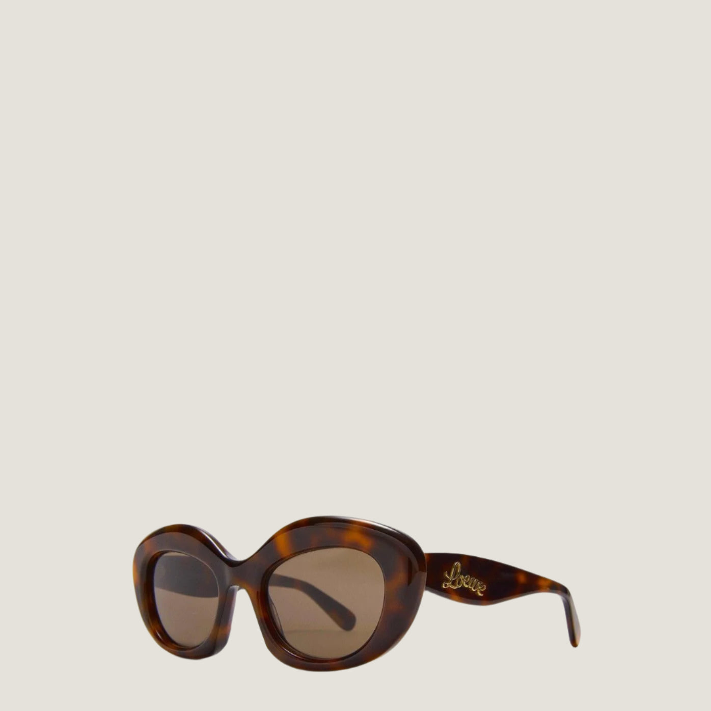 Image of LOEWE sunglasses with artistic modern design and luxury touch, unique geometric frames, and UV400 protection.