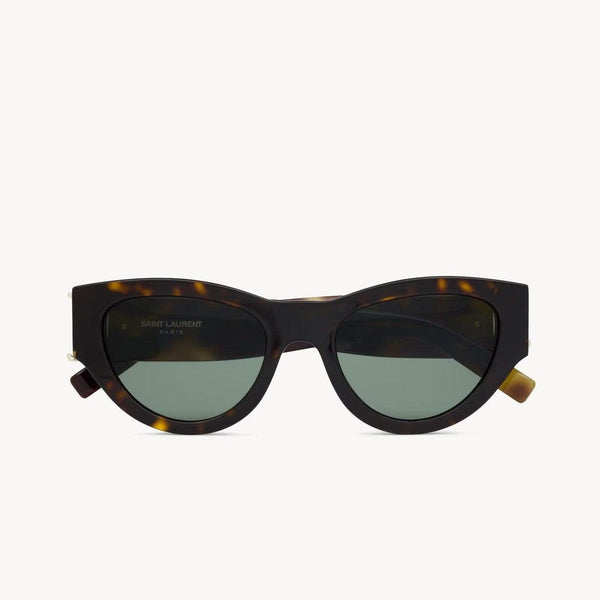 משקפי שמש SL עם מסגרת פלסטיק מנומרת, 100% הגנה UVA/UVB, רפידות אף מתכווננות, מתאימות לעדשות ראיה.