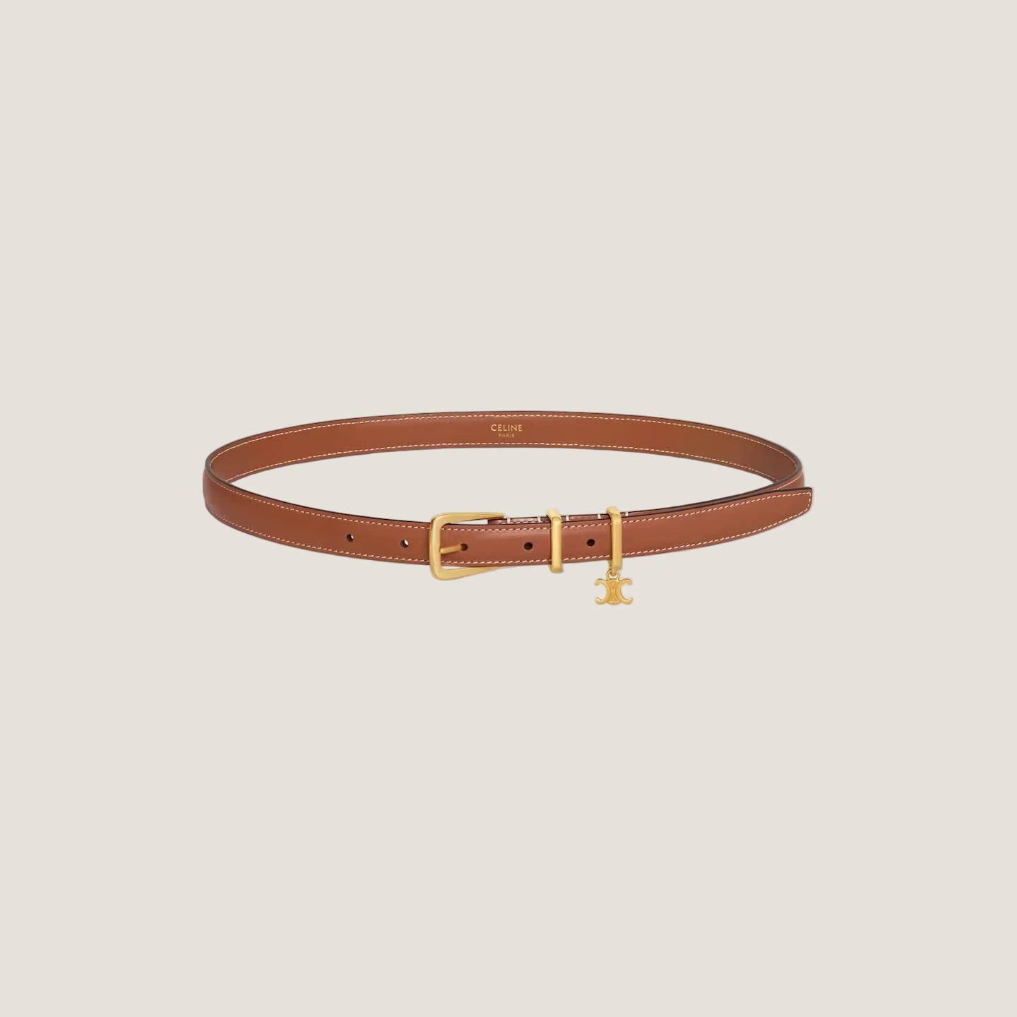 חגורת עור Celine