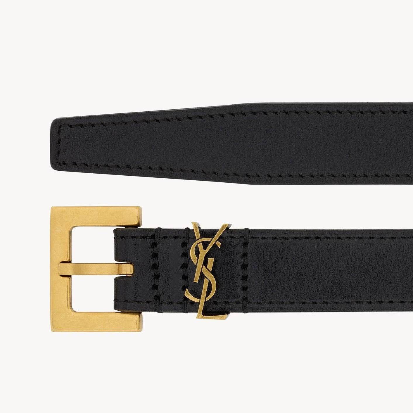 Image of Saint Laurent - חגורת עור