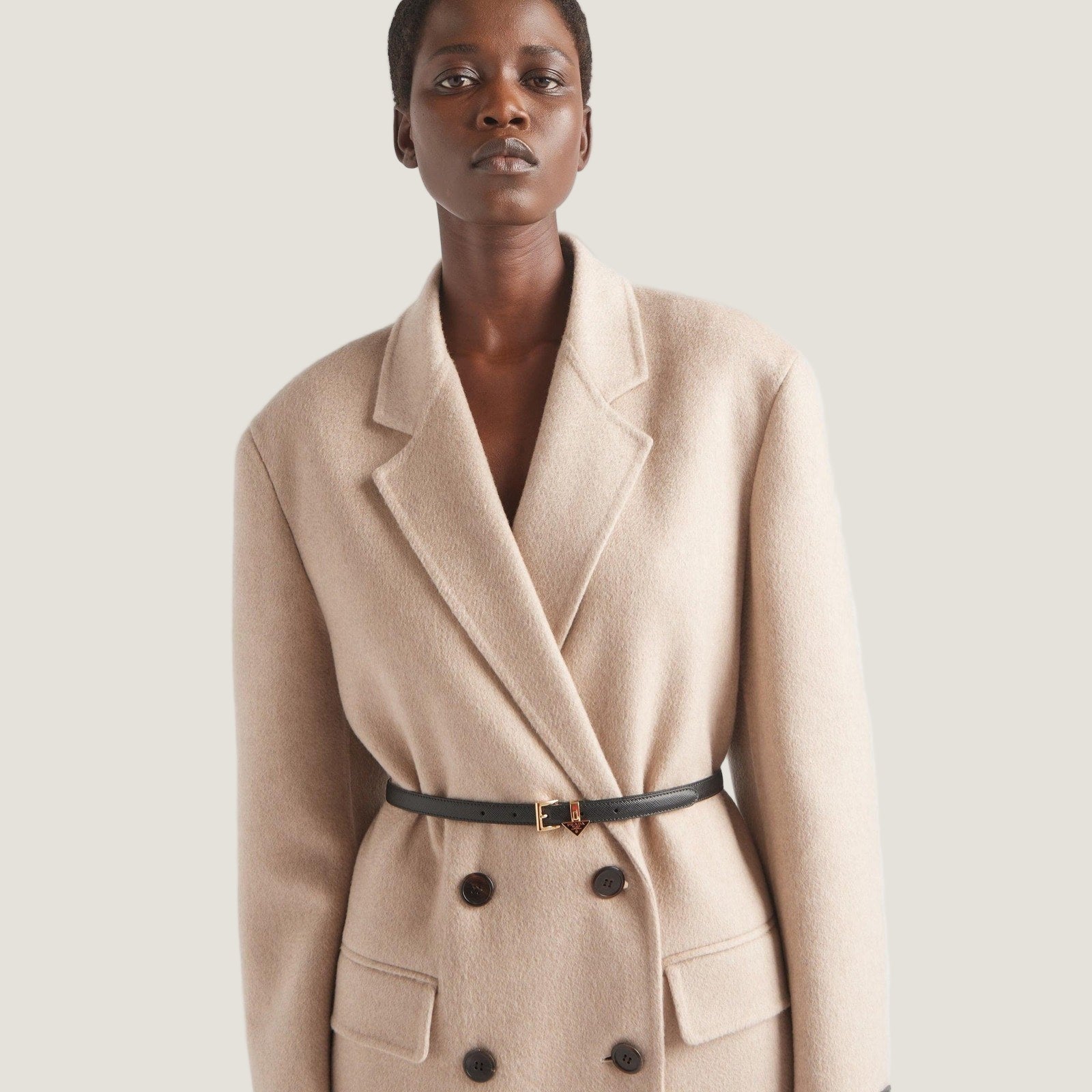 Image of חגורת עור PRADA