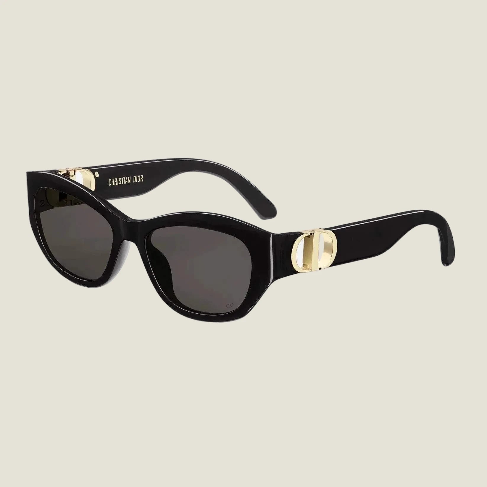 Image of Dior sunglasses, bold geometric design, women's luxury eyewear, UV400 protection, elegant frames.
