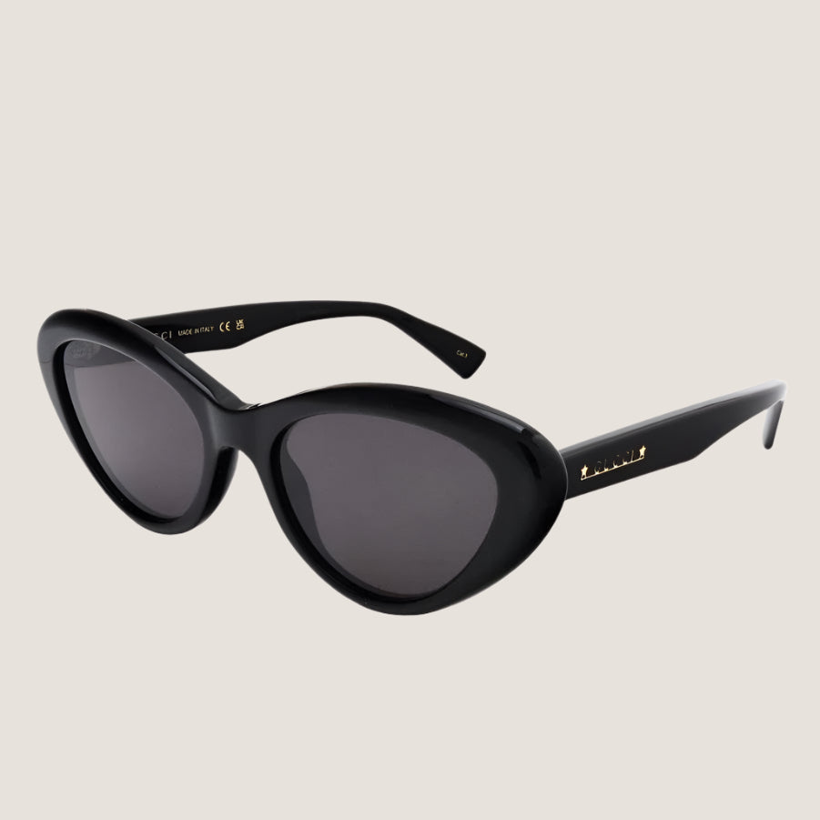 Image of Gucci משקפי שמש יוקרתיים בצבע שחור עם עדשות UV400.