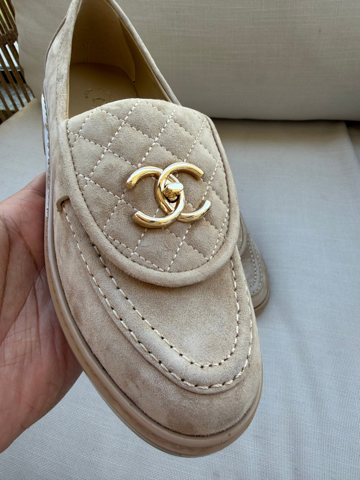 Chanel mocassins במלאי
