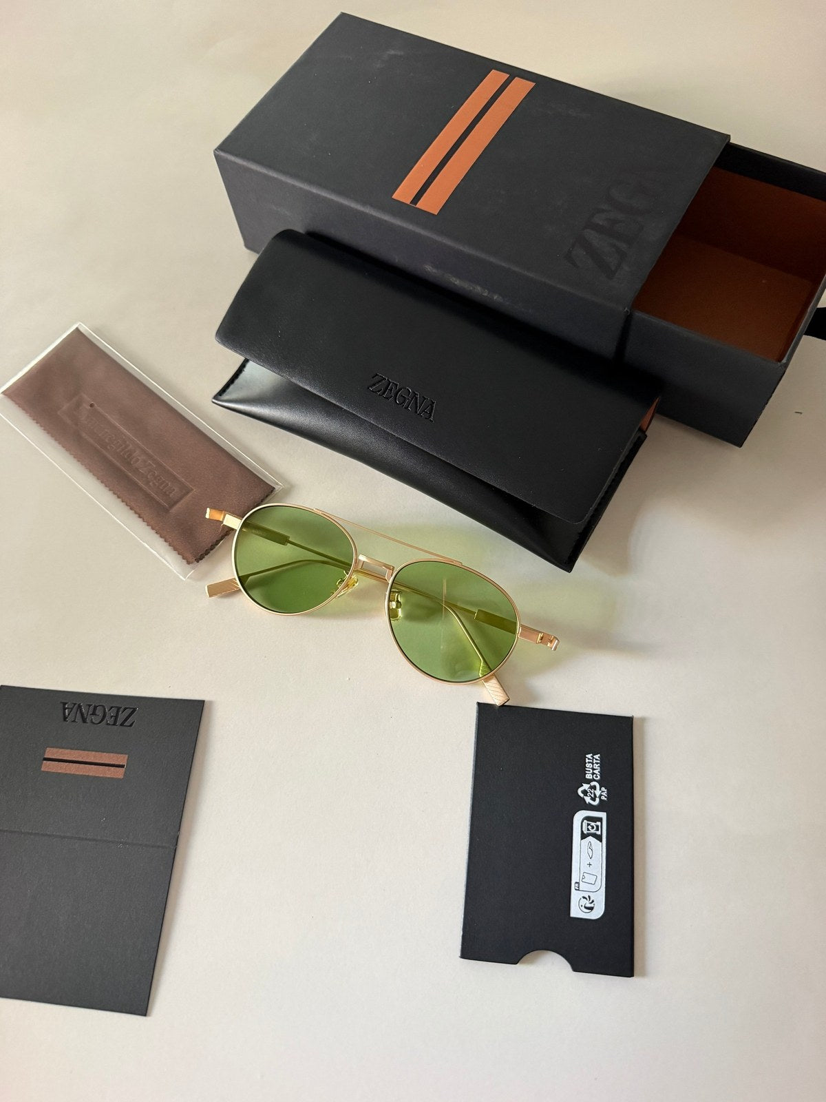 Zegna משקפי שמש במלאי