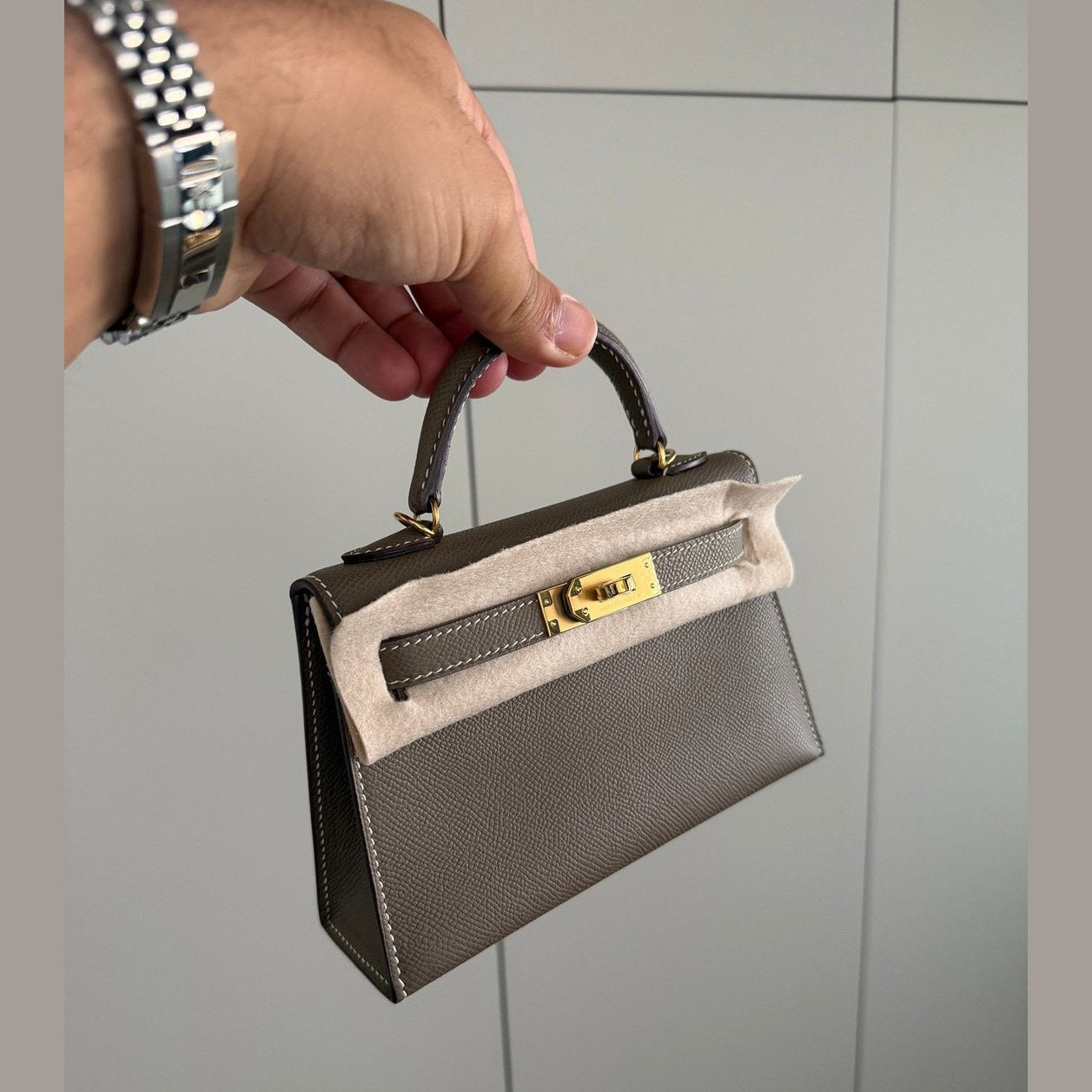 Image of Hermès   אטופי עם זהב kelly 20cm   במלאי