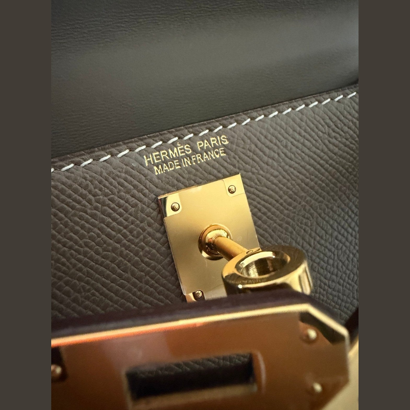 Image of Hermès   אטופי עם זהב kelly 20cm   במלאי