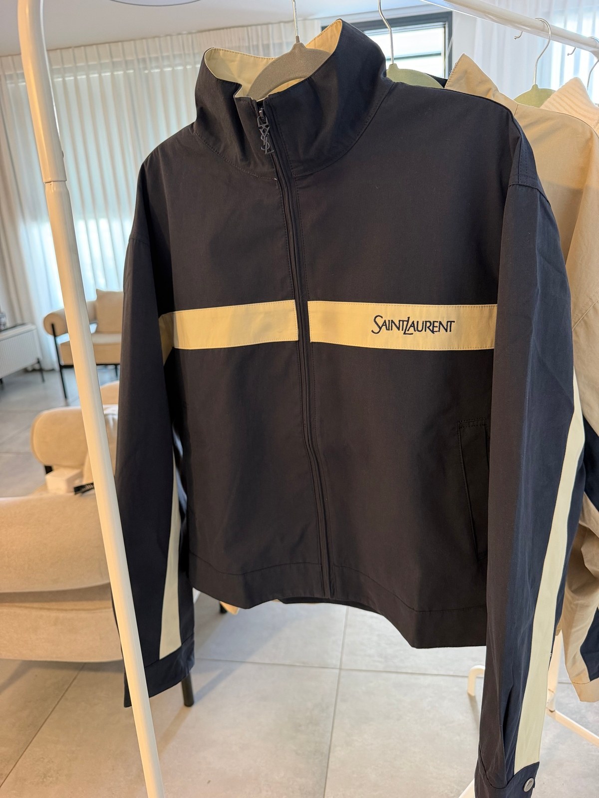 SAINT LAURENT JACKET IN COTTON במלאי