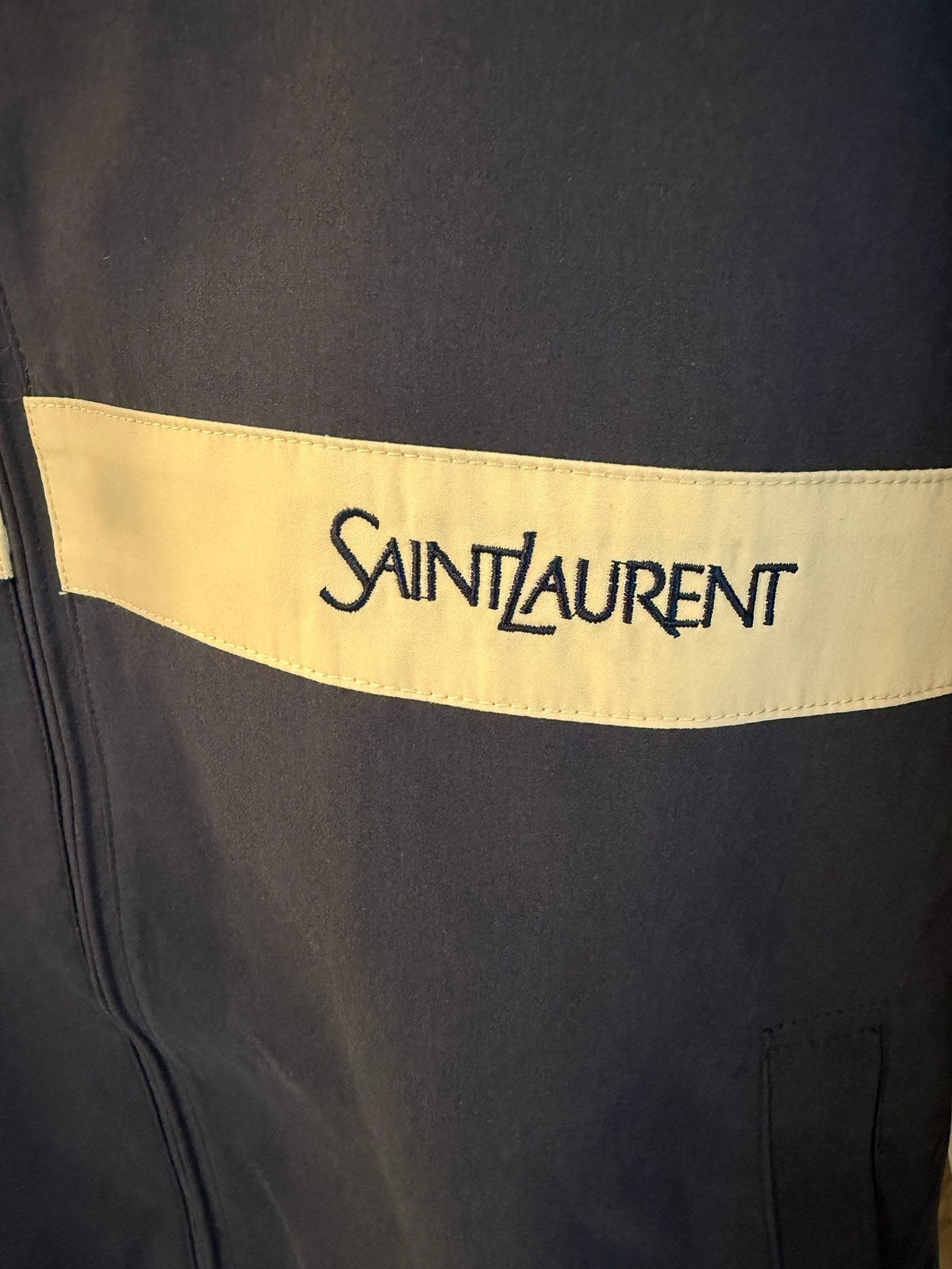 Image of SAINT LAURENT JACKET IN COTTON במלאי