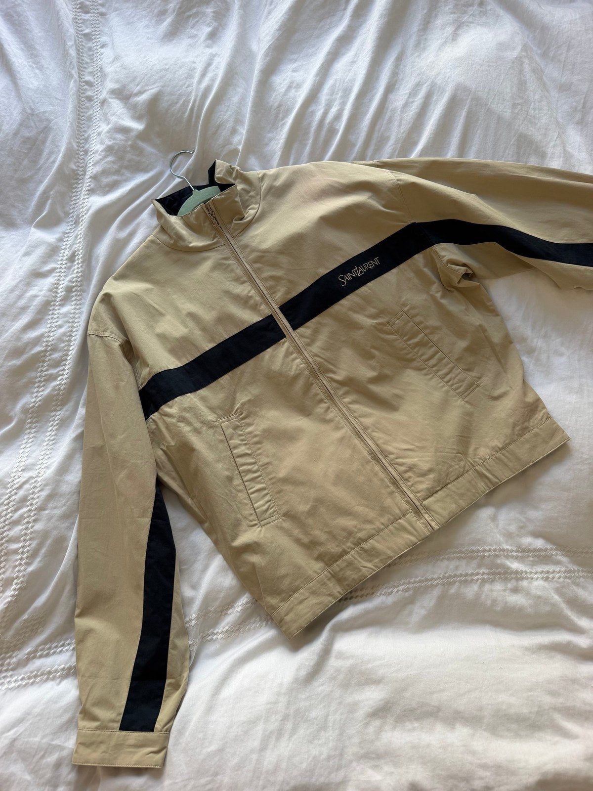Image of SAINT LAURENT JACKET IN COTTON במלאי