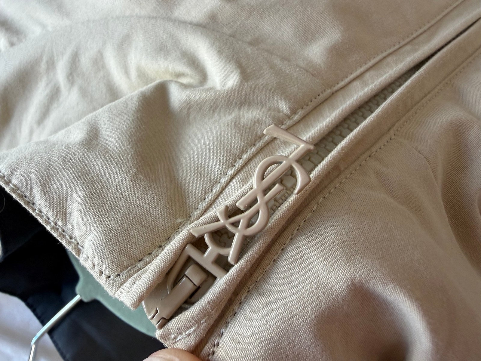 Image of SAINT LAURENT JACKET IN COTTON במלאי
