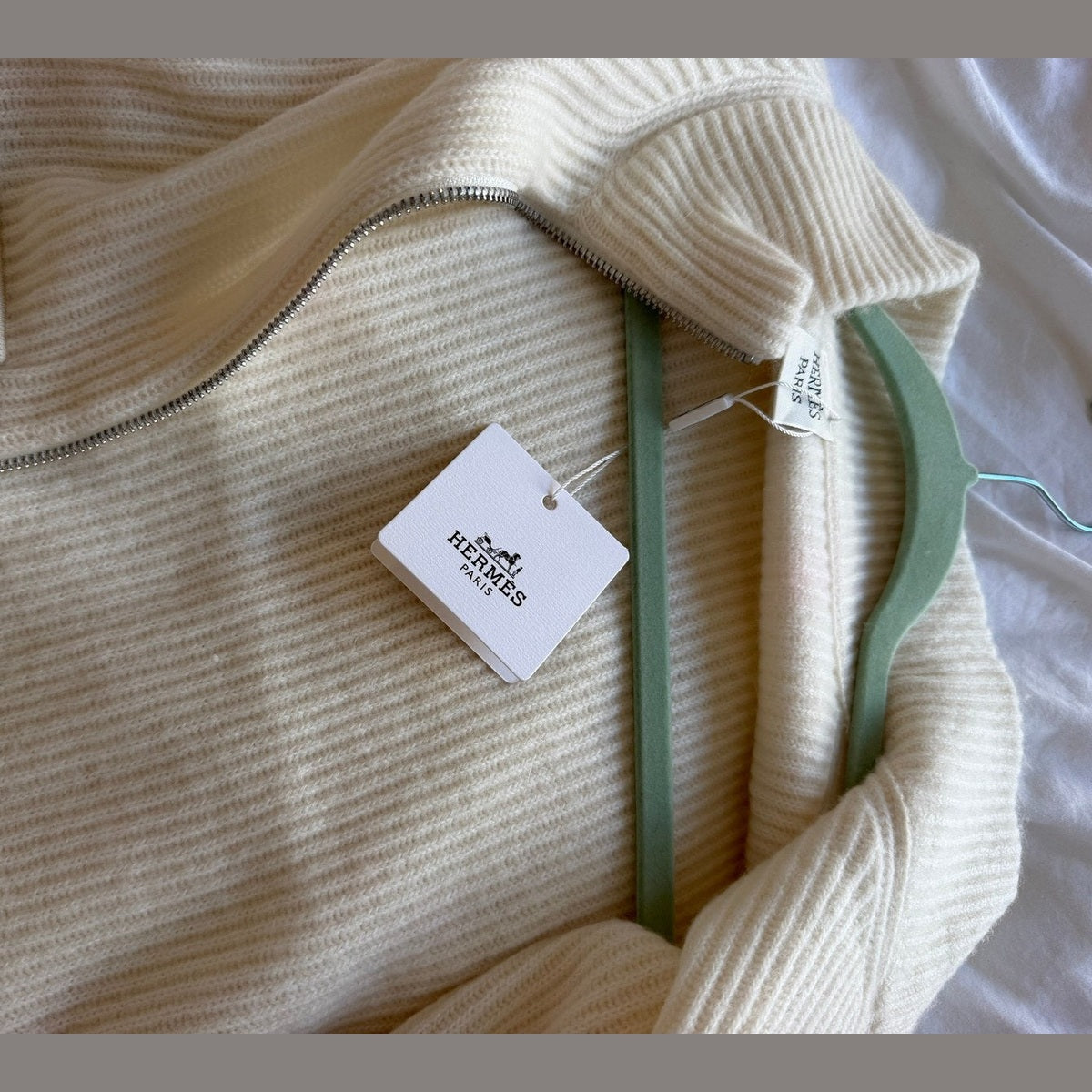 Image of HERMES Wool knit jacket במלאי