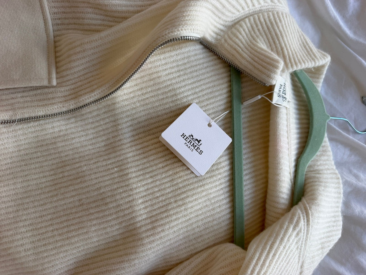 HERMES Wool knit jacket במלאי