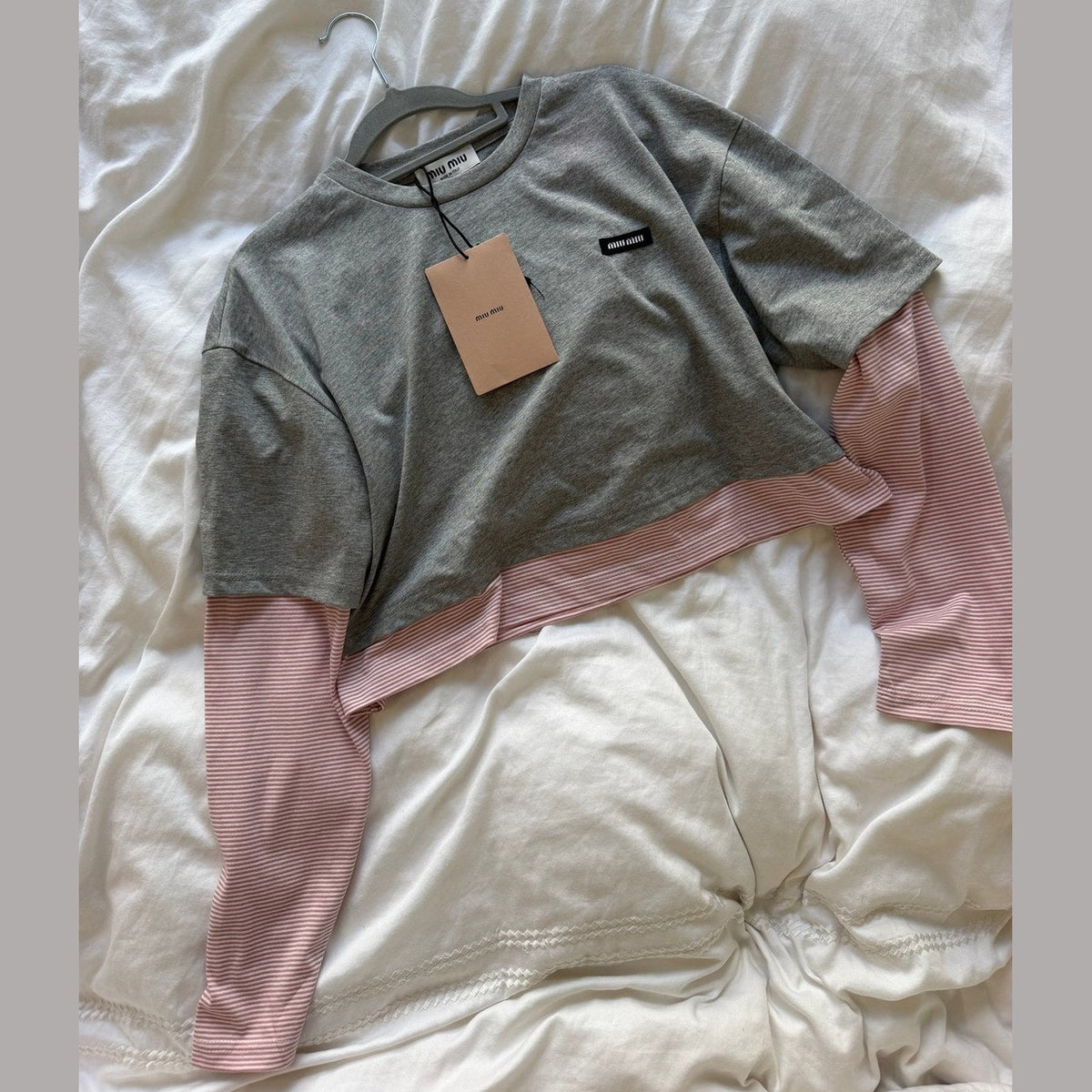Miu Miu Cotton jersey במלאי