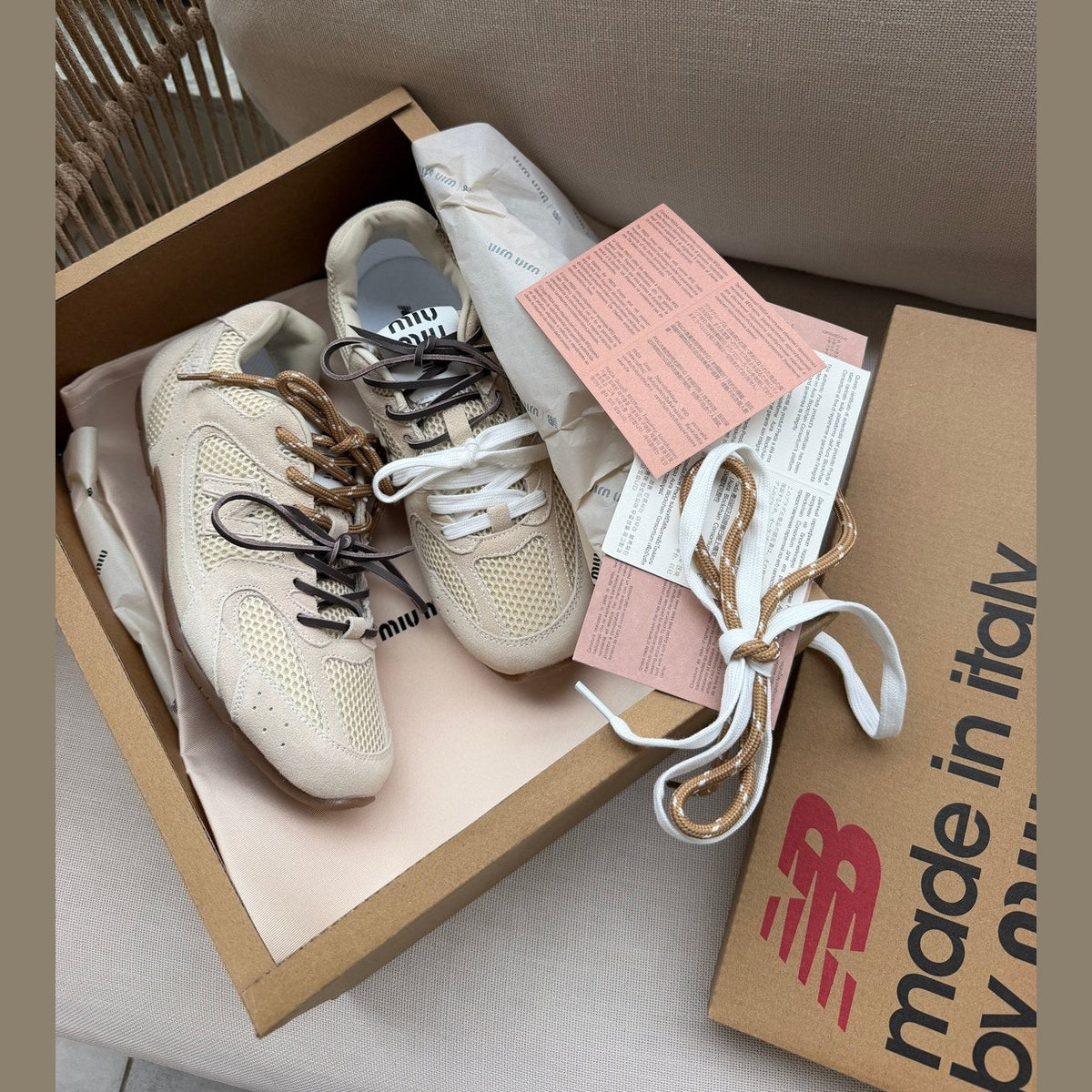 Image of Miu Miu X New Balance במלאי