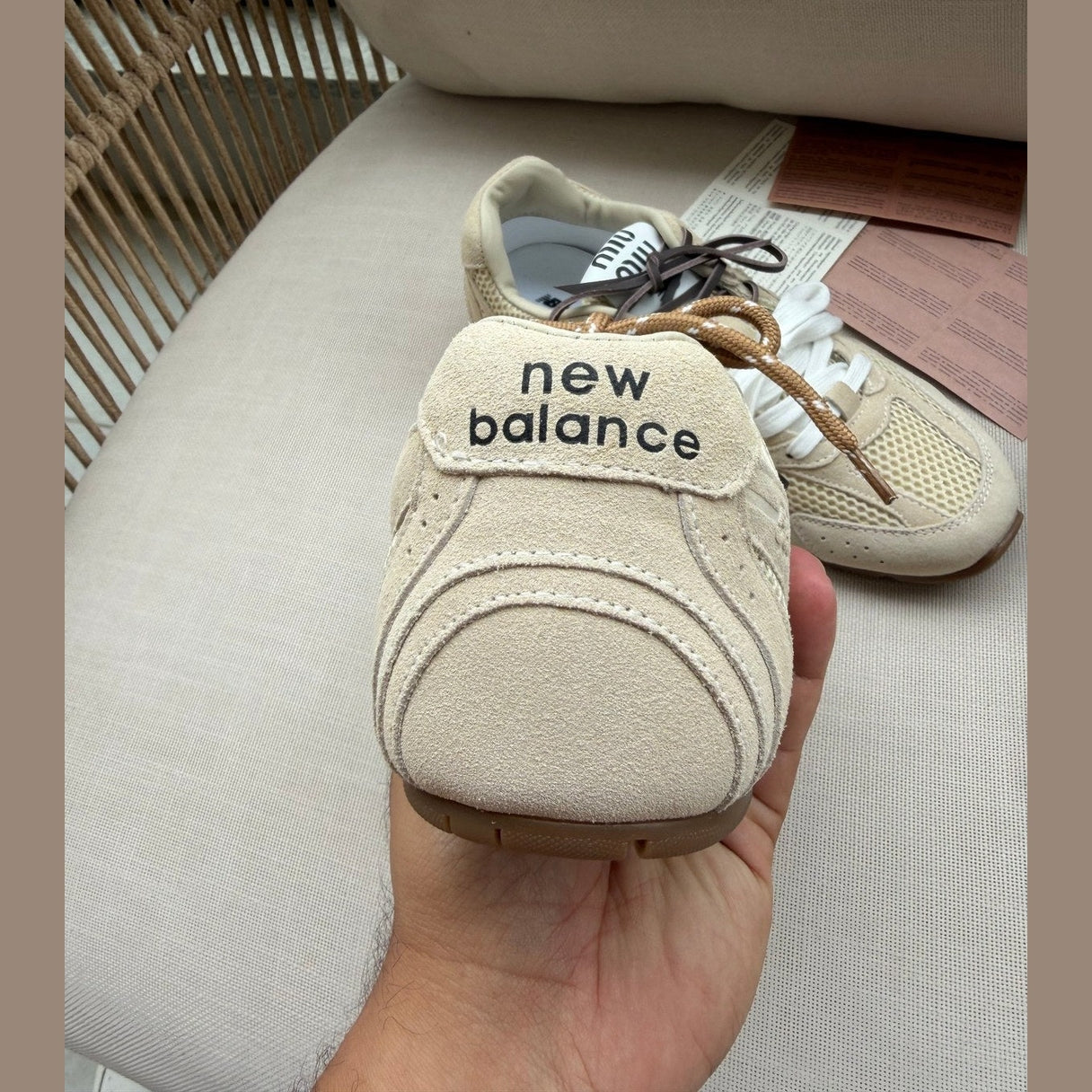 Image of Miu Miu X New Balance במלאי