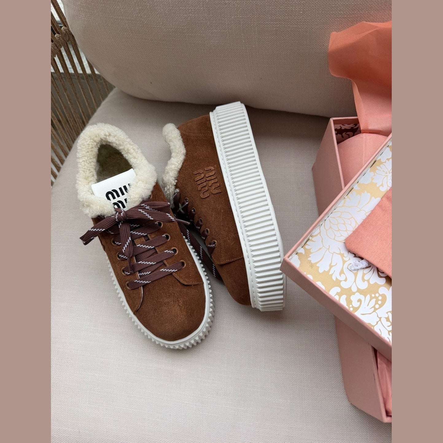 Image of Miu Miu sneakers במלאי