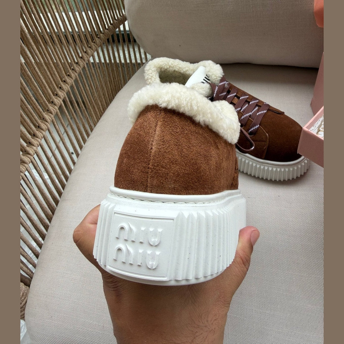 Image of Miu Miu sneakers במלאי