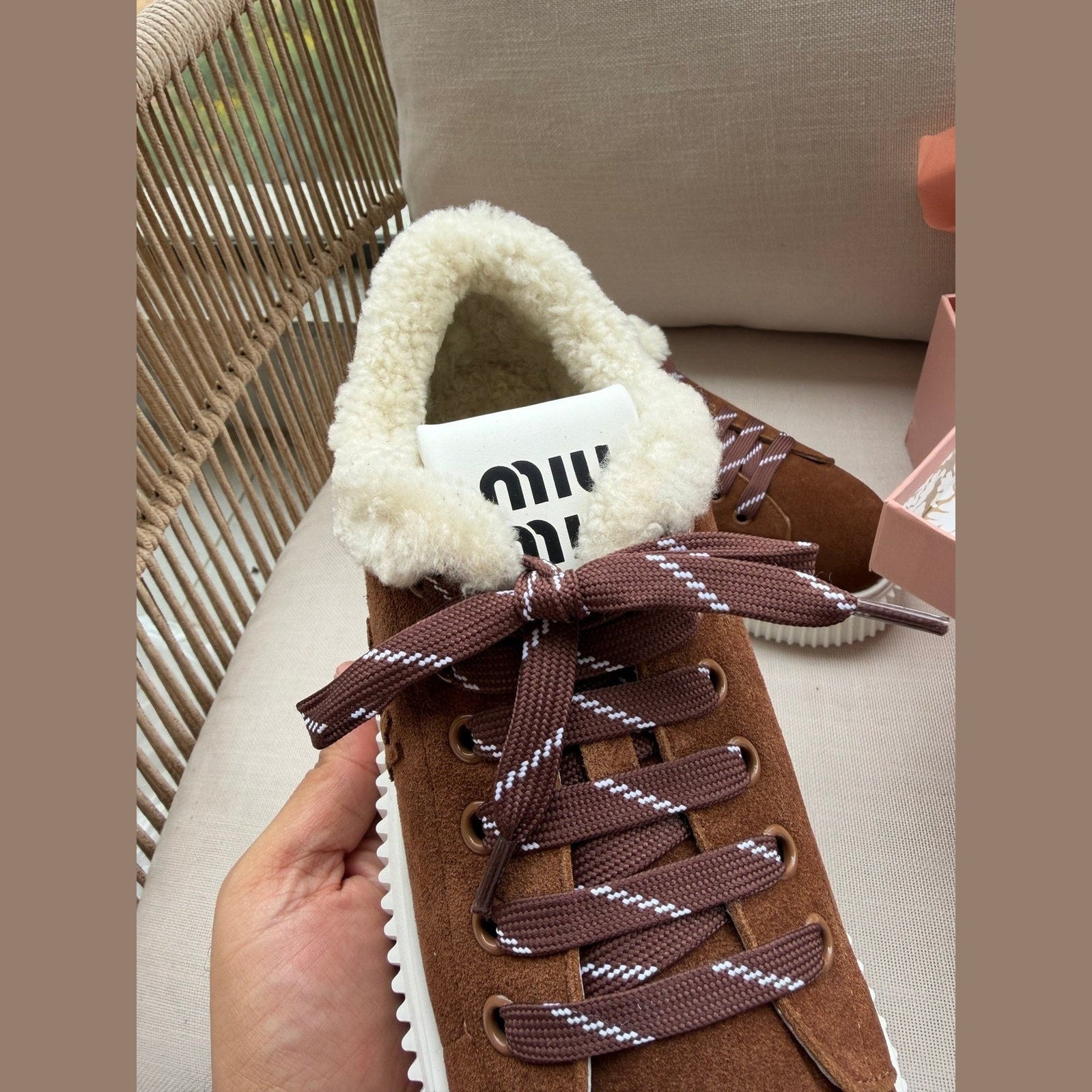 Image of Miu Miu sneakers במלאי