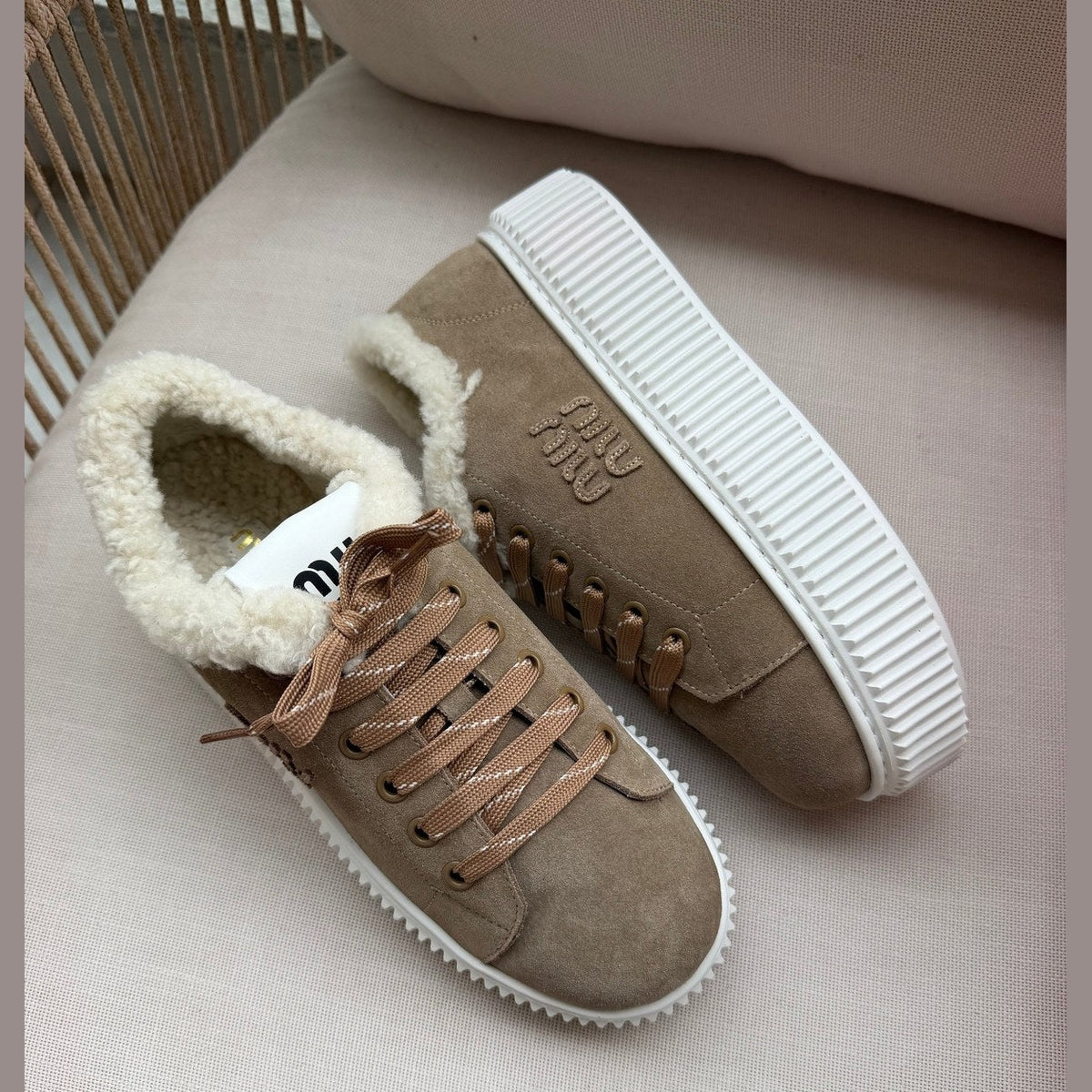 Image of Miu Miu sneakers במלאי