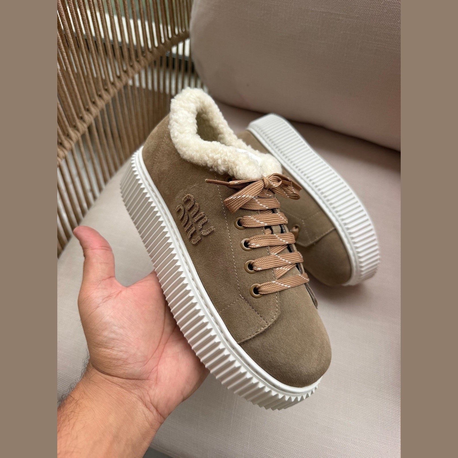 Image of Miu Miu sneakers במלאי