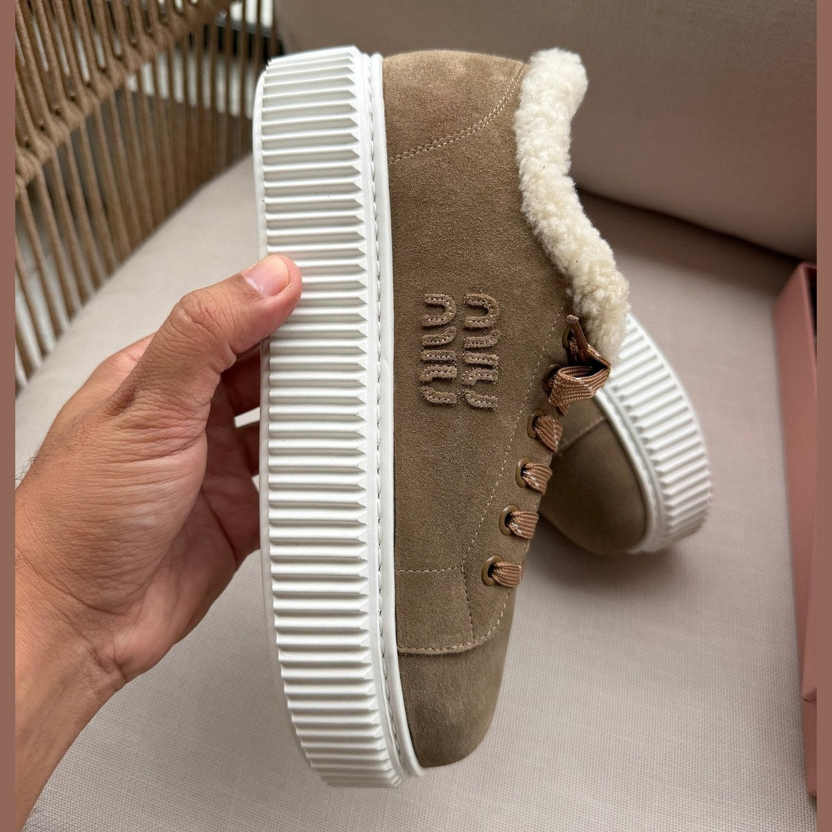 Image of Miu Miu sneakers במלאי