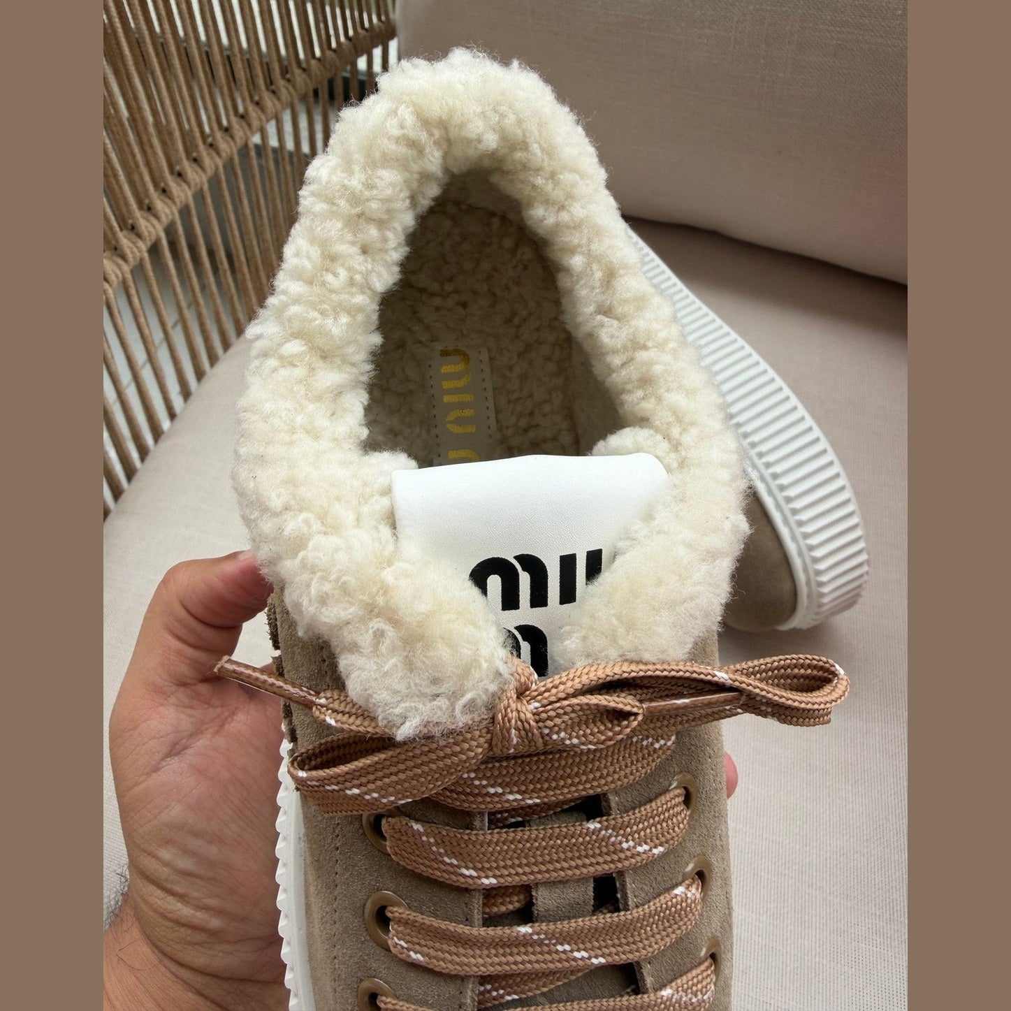 Image of Miu Miu sneakers במלאי