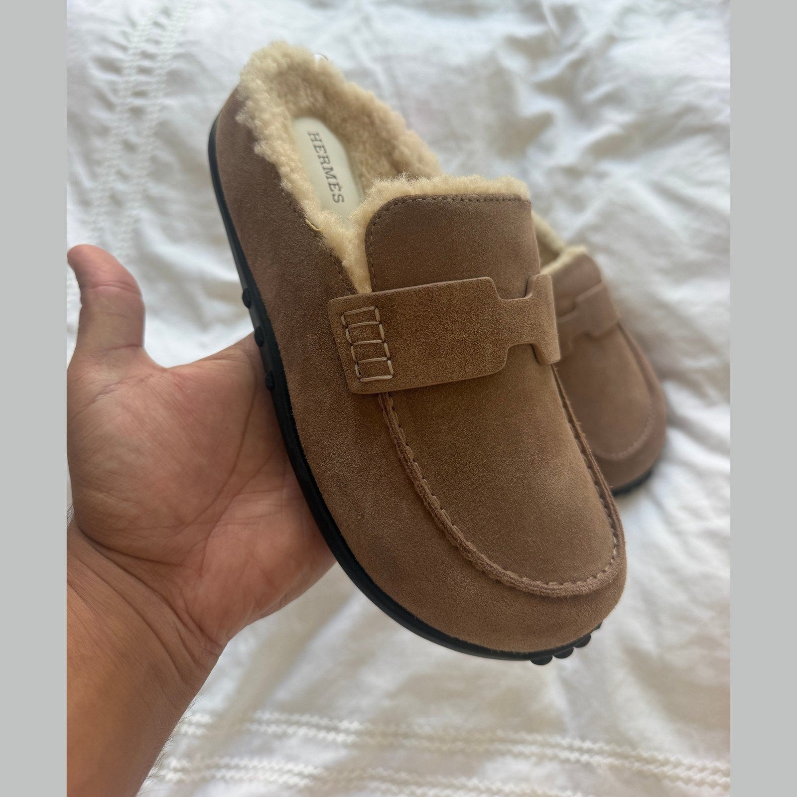 Image of Hermes mix mule במלאי