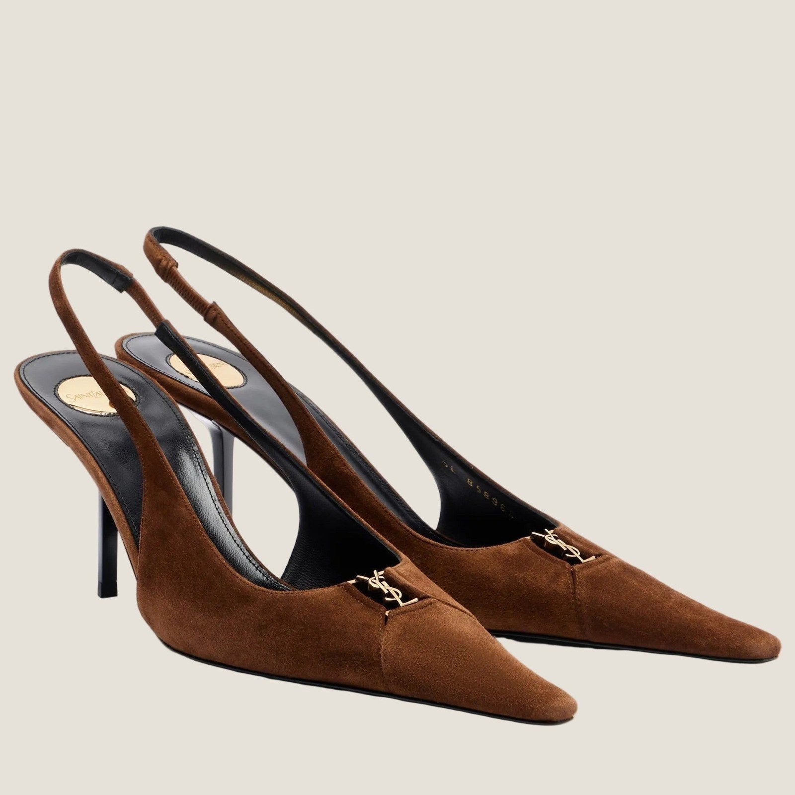 Image of YSL heels 7.5 cm במלאי