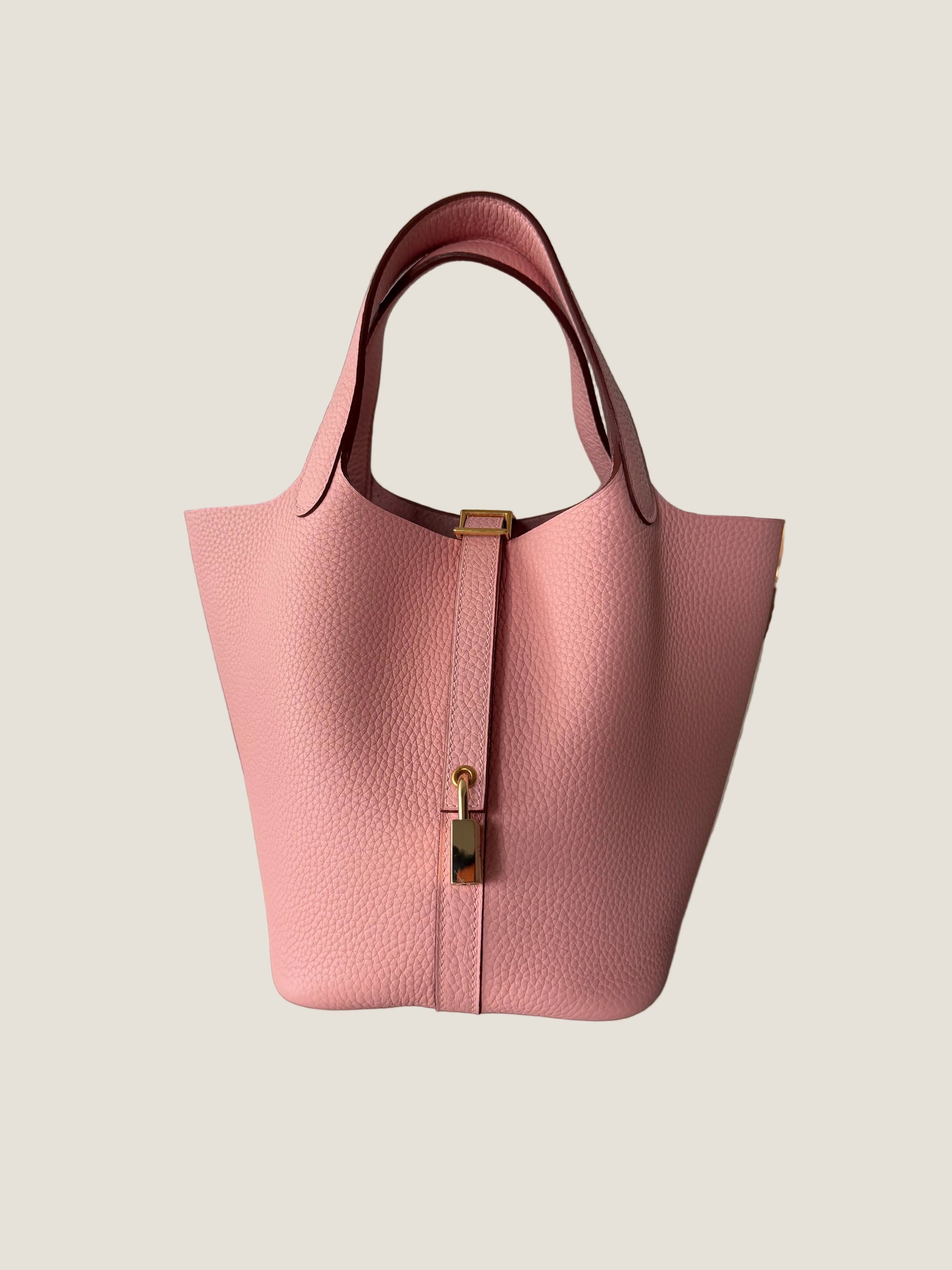 Hermès Picotin 18 במלאי ורוד עם זהב